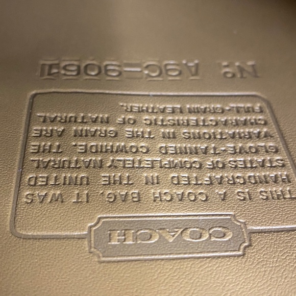 Vintage Coach Rambler's Legacy Bag, Tan - Picture 5 of 9